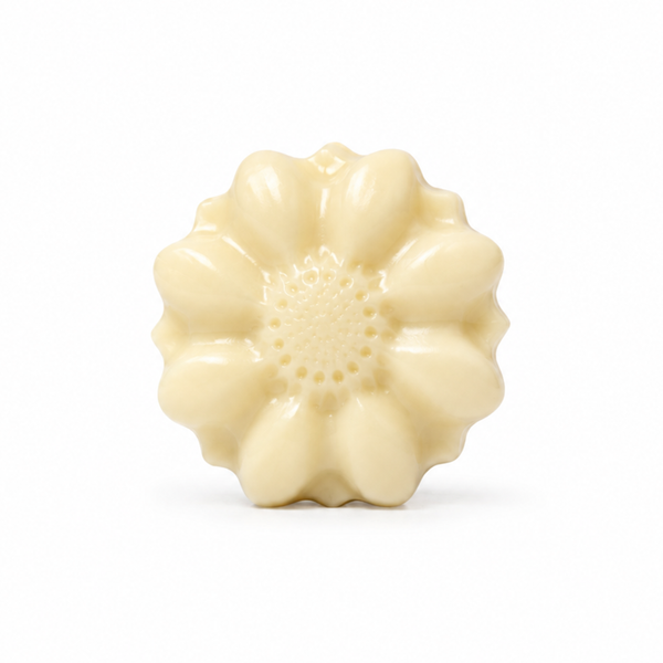 White Classic Metallic Flower