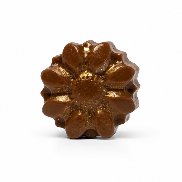 Black Classic Metallic Flower